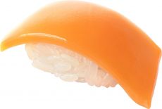 Sushi Plastic Model Kit 1/1 Salmon (re-run) 3 cm