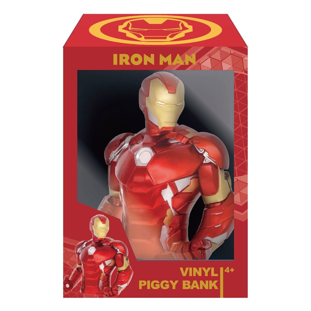 Avengers Figural Pokladnička Deluxe Box Set Iron Man Bysta Monogram Int.