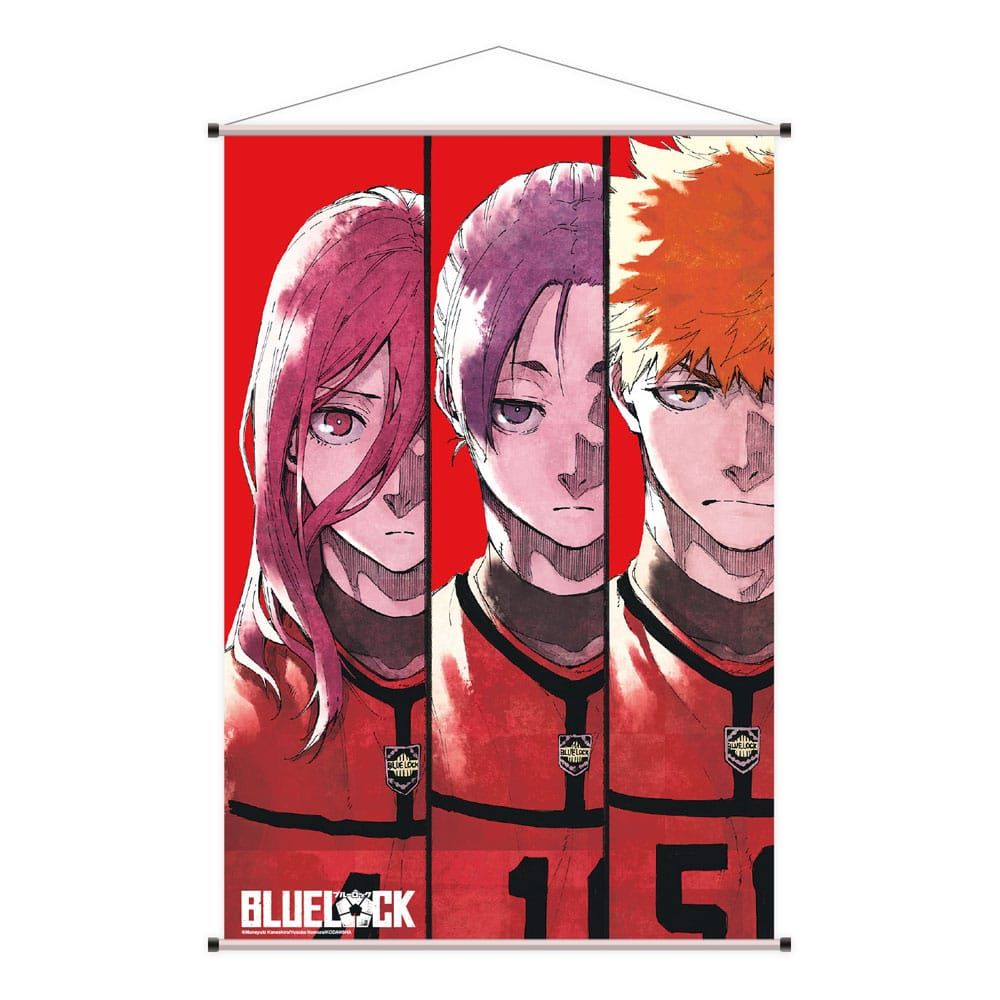Blue Lock Plátno Team Red 60 x 90 cm Sakami Merchandise