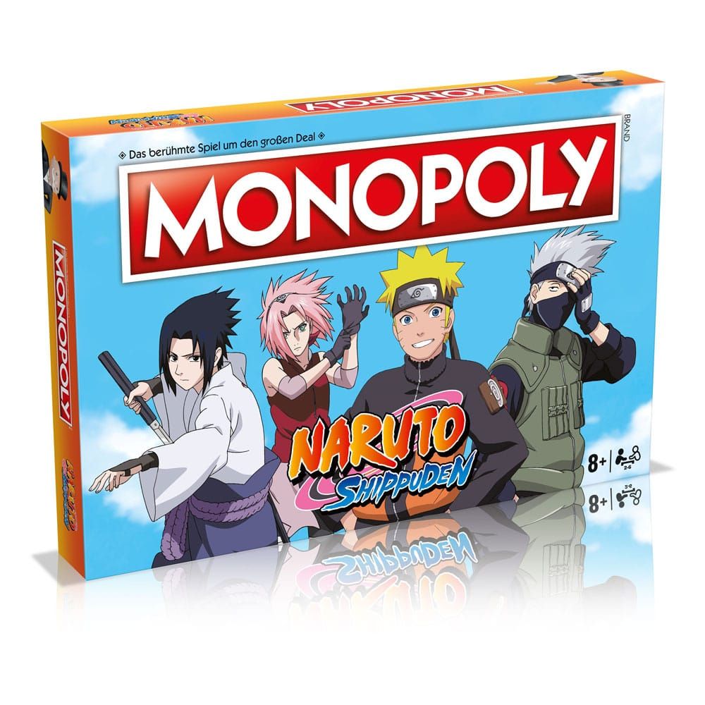 Monopoly Board Game Naruto Shippuden Německá Verze Winning Moves