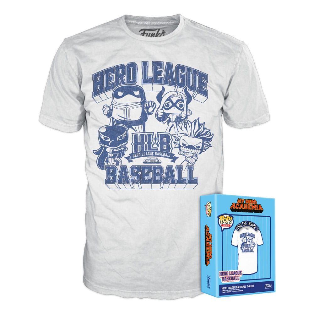 My Hero Academia - Hero League Baseballová Boxed Tee Tričko MHA Baseball(EMEA) Velikost S Funko