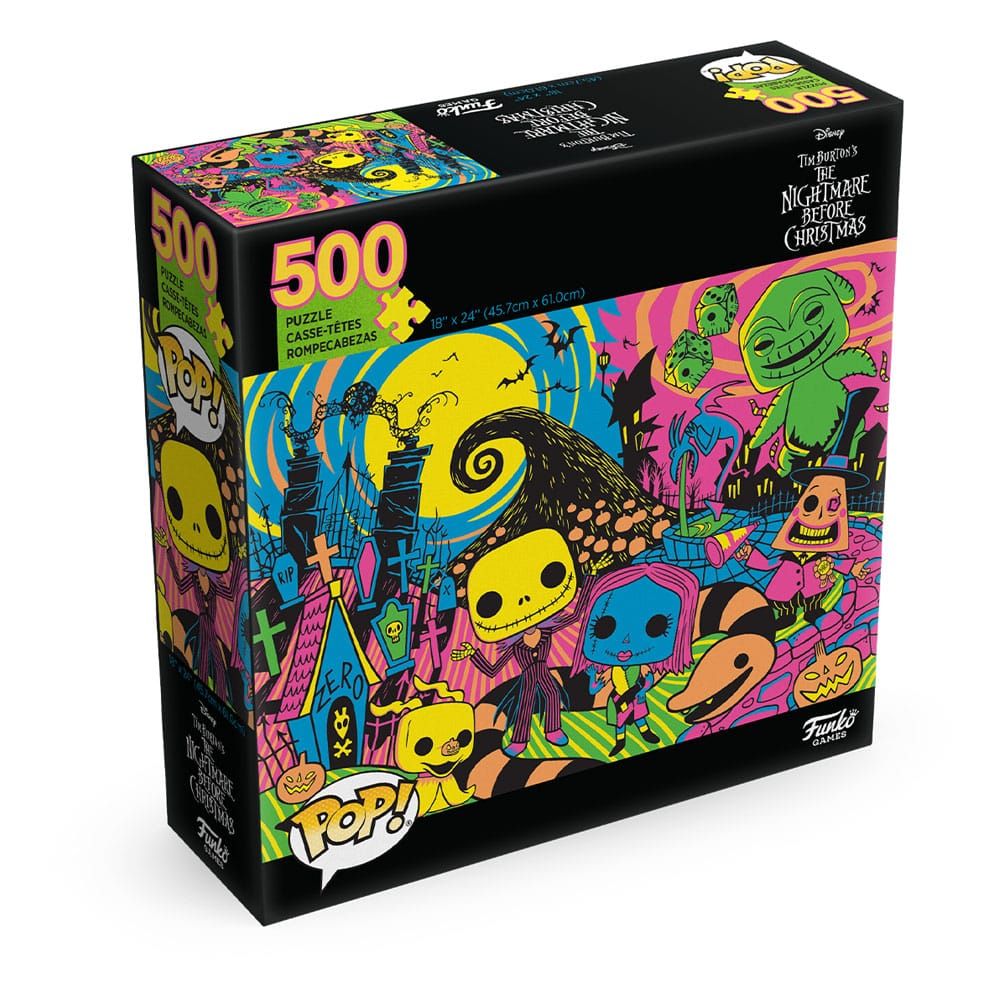 Nightmare Before Christmas POP! Jigsaw Puzzle Blacklight (500 pieces) Funko
