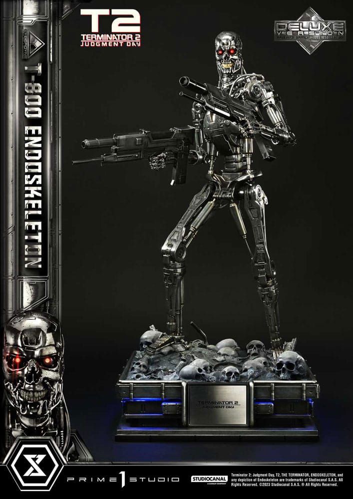 Terminator 2 Museum Masterline Series Soška 1/3 Judgment Day T800 Endoskeleton Deluxe Verze 74 cm Prime 1 Studio