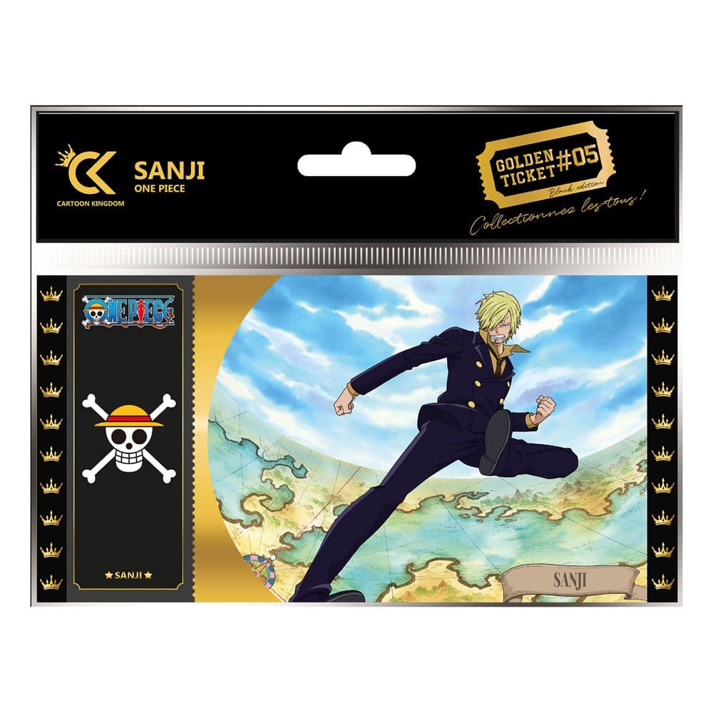 One Piece Golden Ticket Black Edition #05 Sanji Case (10) Cartoon Kingdom