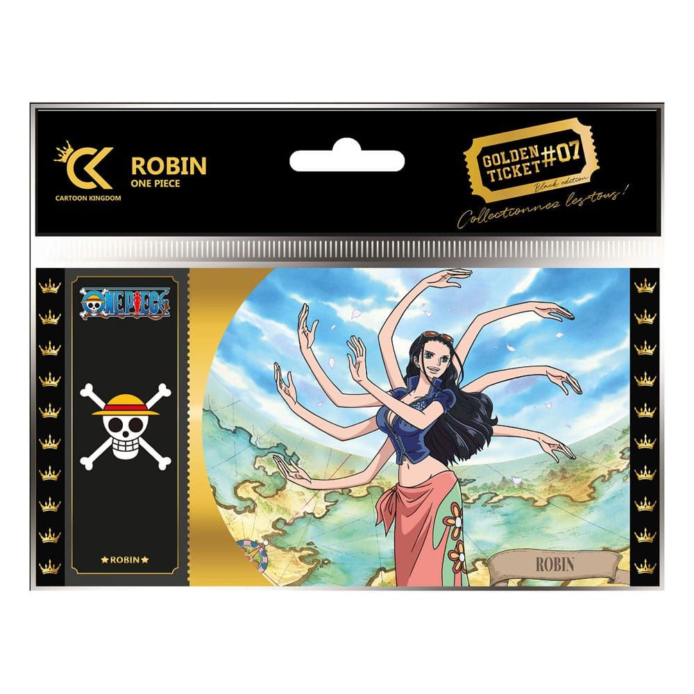 One Piece Golden Ticket Black Edition #07 Robin Case (10) Cartoon Kingdom