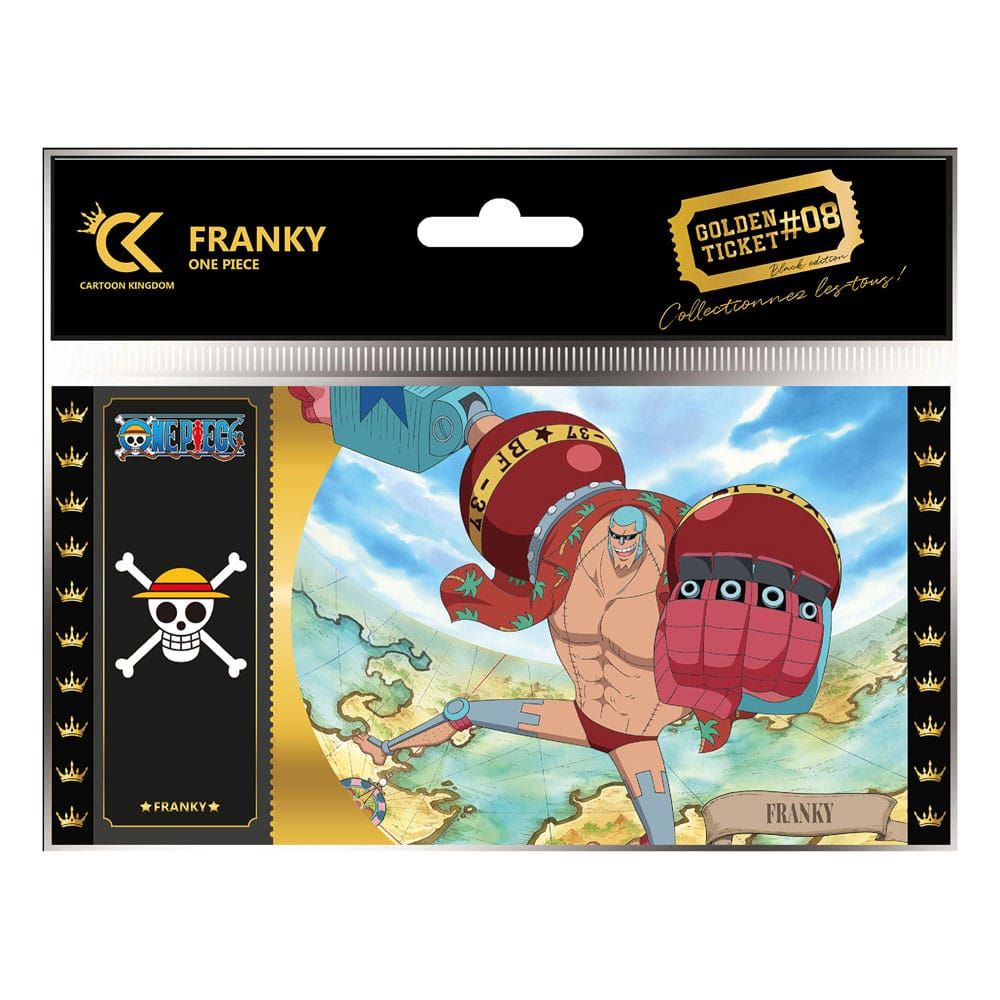 One Piece Golden Ticket Black Edition #08 Franky Case (10) Cartoon Kingdom
