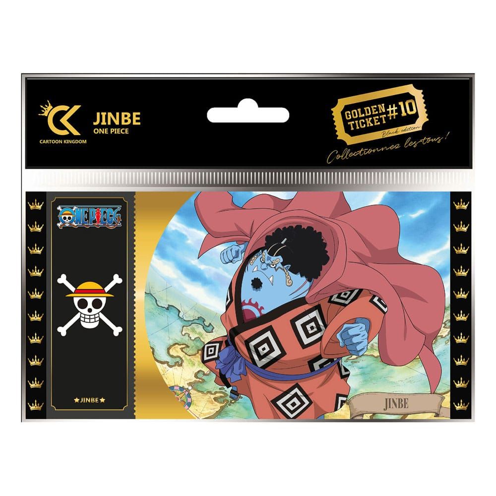 One Piece Golden Ticket Black Edition #10 Jinbe Case (10) Cartoon Kingdom