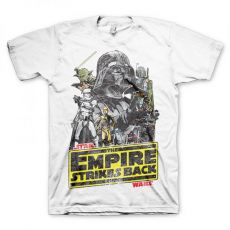Star Wars pánské tričko The Empires Strikes Back bílé vel. M