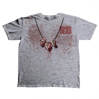 The Walking Dead tričko s potiskem Dixon Ear Necklace L GYE