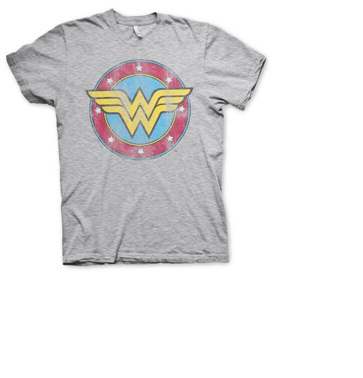 Wonder Woman tričko Distressed Logo pánské L Hybris