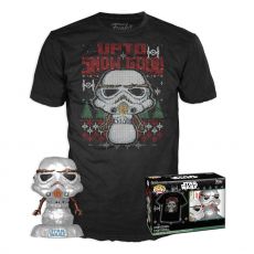 Star Wars The Mandalorian POP! & Tee Box Holiday Stormtrooper(MT) Velikost S Funko