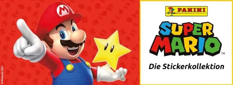Super Mario Play Time Nálepka Kolekce Eco-Blister Německá Verze Panini