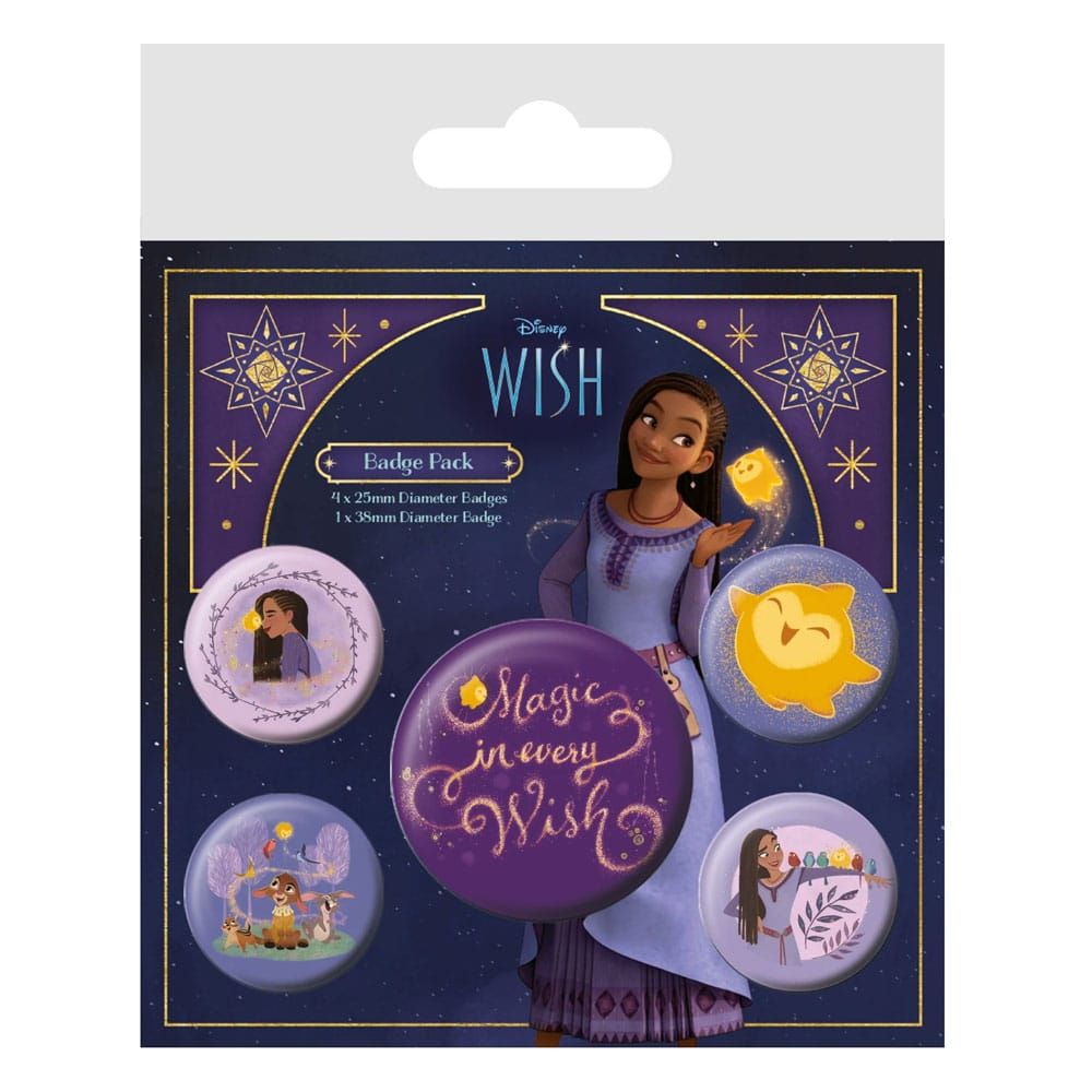 Wish Pin-Back Buttons 5-Pack Magic In Every Wish Pyramid International