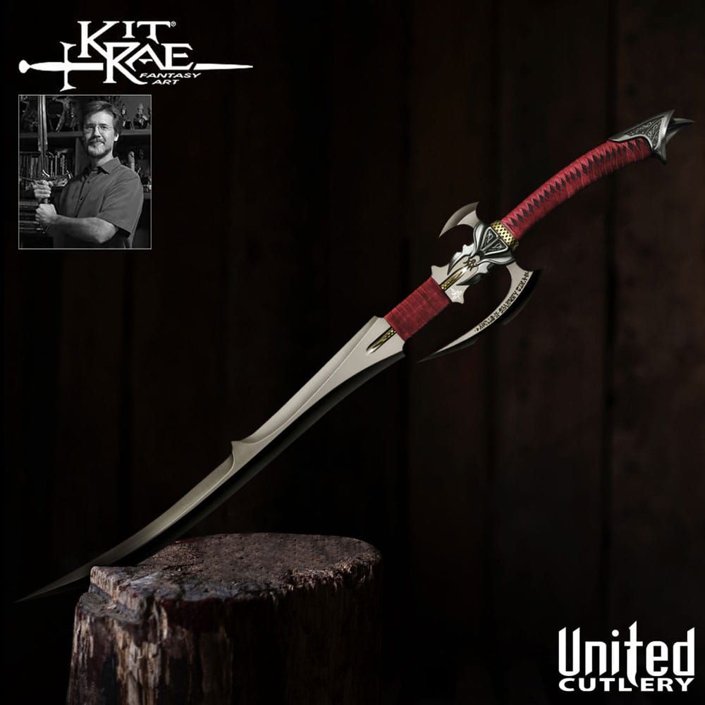 Kit Rae Swords of the Ancients Replika 1/1 Avoloch Sword Dark Edition 111 cm United Cutlery