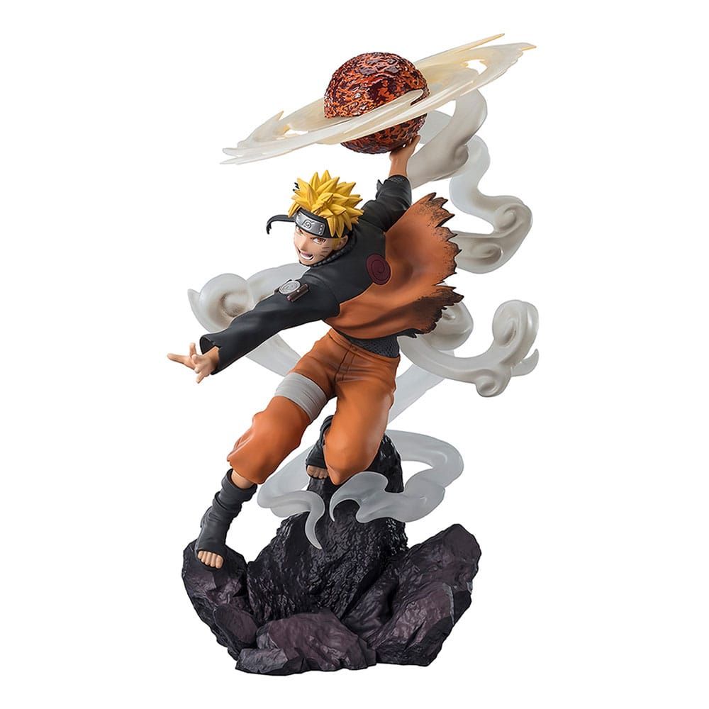 Naruto Shippuden Figuarts ZERO Extra Battle PVC Soška Naruto Uzumaki-Sage Art: Lava Release Rasenshuriken 24 cm Bandai Tamashii Nations
