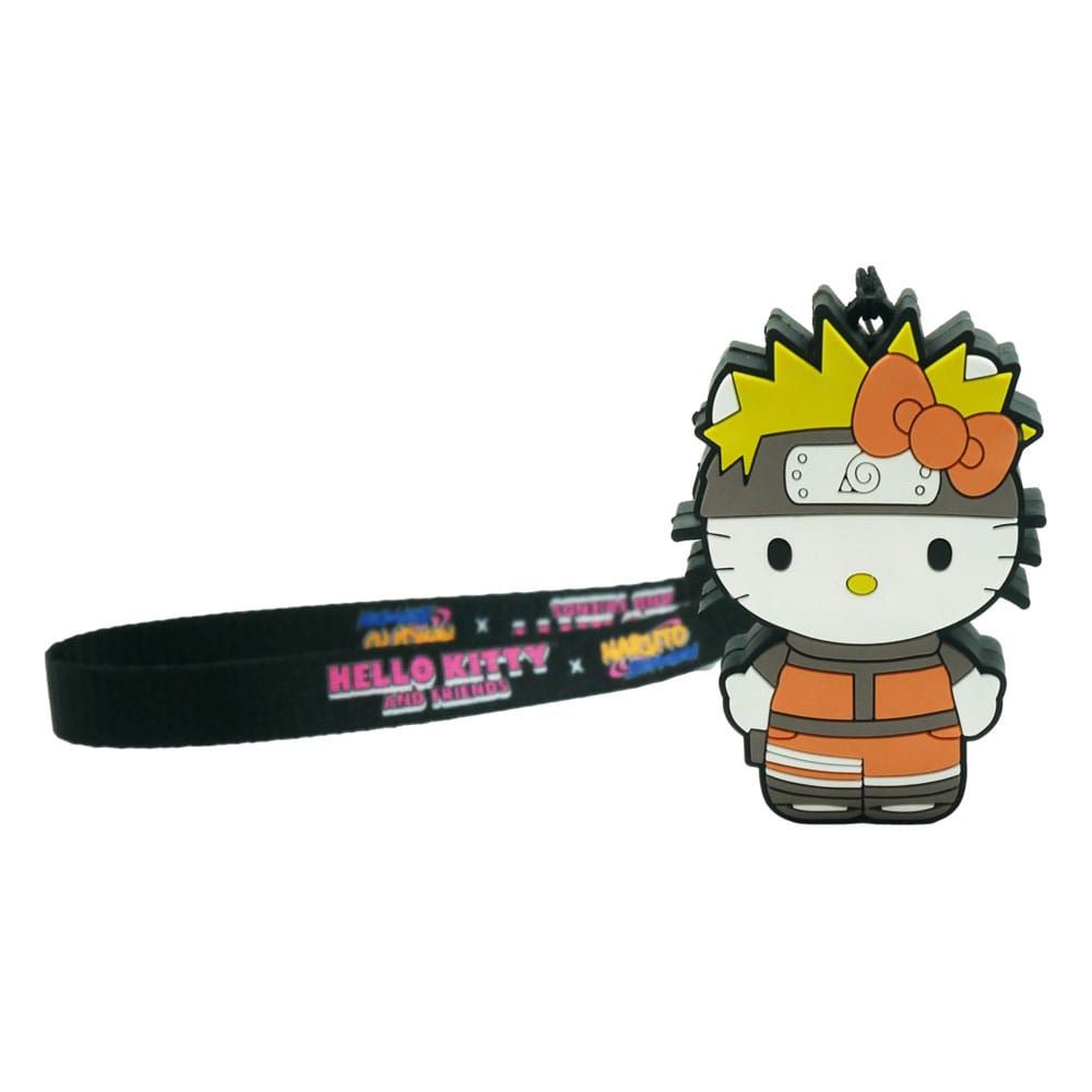 Naruto Shipudden x Hello Kitty PVC Keychain Hello Kitty Naruto Teknofun