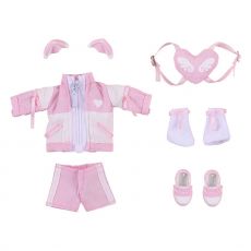 Original Character Accessories for Nendoroid Doll Figures Outfit Set: Subculture Fashion Tracksuit (Pink)