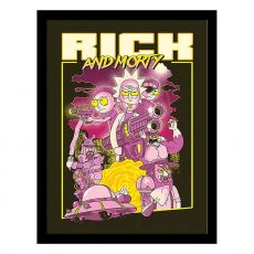 Rick and Morty Collector Print Zarámovaný Plakát 80s Akční Movie
