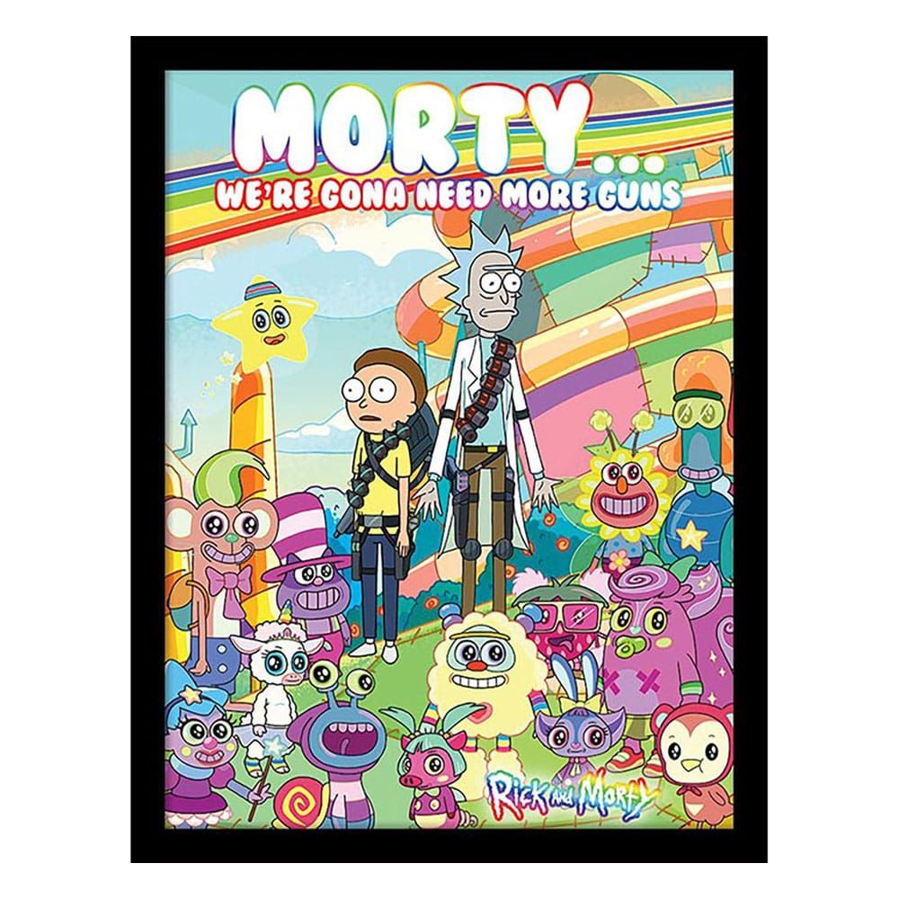 Rick and Morty Collector Print Zarámovaný Plakát Cuteness Overload Pyramid International