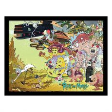 Rick and Morty Collector Print Zarámovaný Plakát Creature Barrage