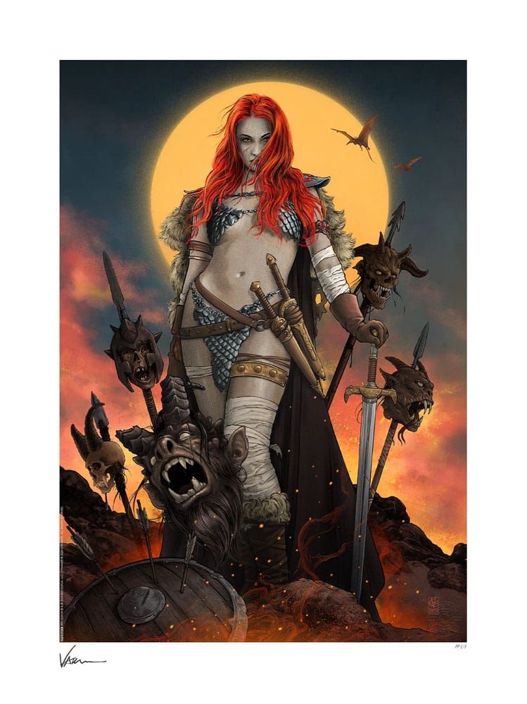 Dynamite Entertainment Art Print Red Sonja: A Savage Sword 46 x 61 cm - unframed Sideshow Collectibles