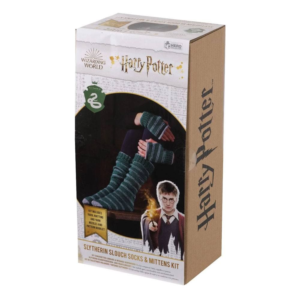 Harry Potter Knitting Kit Slouch Ponožky and Mittens Zmijozel Eaglemoss Publications Ltd.