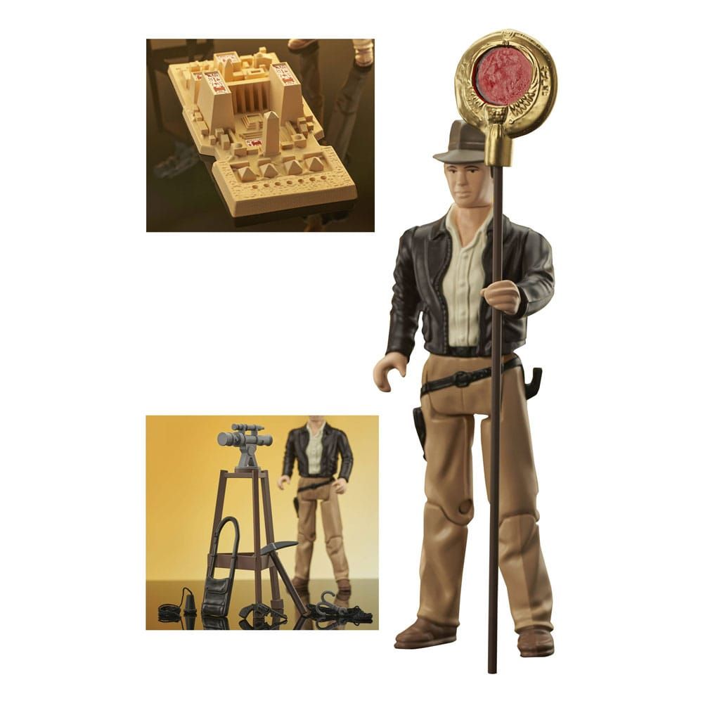Indiana Jones: Raiders of the Lost Ark Jumbo Vintage Kenner Akční Figure Herní sada SDCC 2023 Exclusive 30 cm Gentle Giant