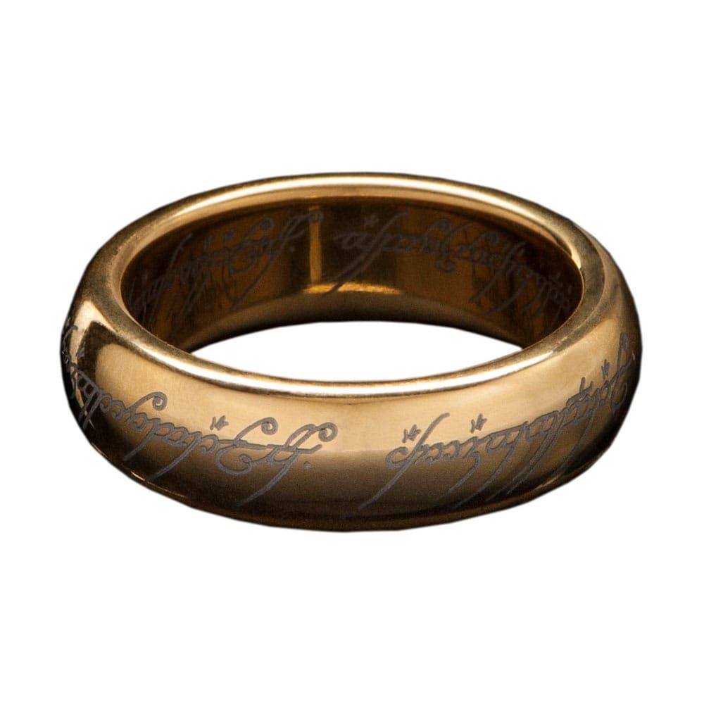 Lord of the Rings Tungsten Ring The One Ring (gold plated) Velikost 9 Weta Workshop