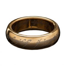 Lord of the Rings Tungsten Ring The One Ring (gold plated) Velikost 10