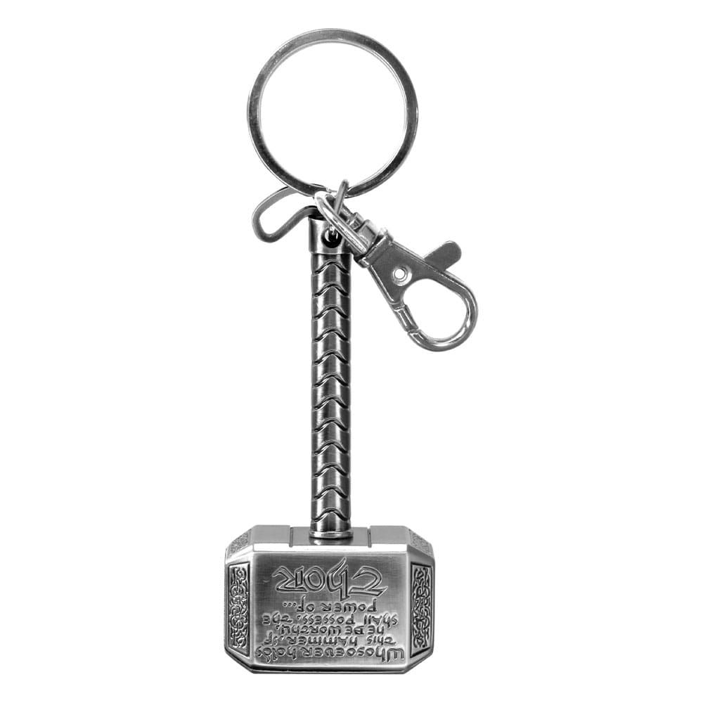Marvel Metal Keychain Thor's Hammer Monogram Int.