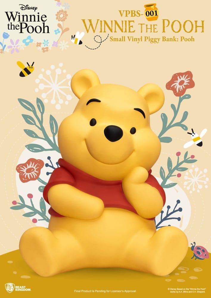 Winnie The Pooh Piggy Vinyl Pokladnička Winnie 26 cm Beast Kingdom Toys