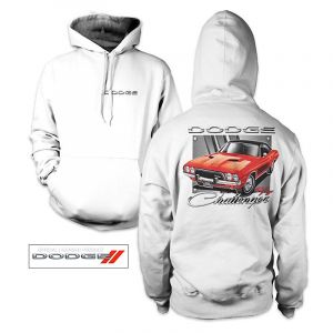 Dodge hoodie mikina Red Challenger Licenced