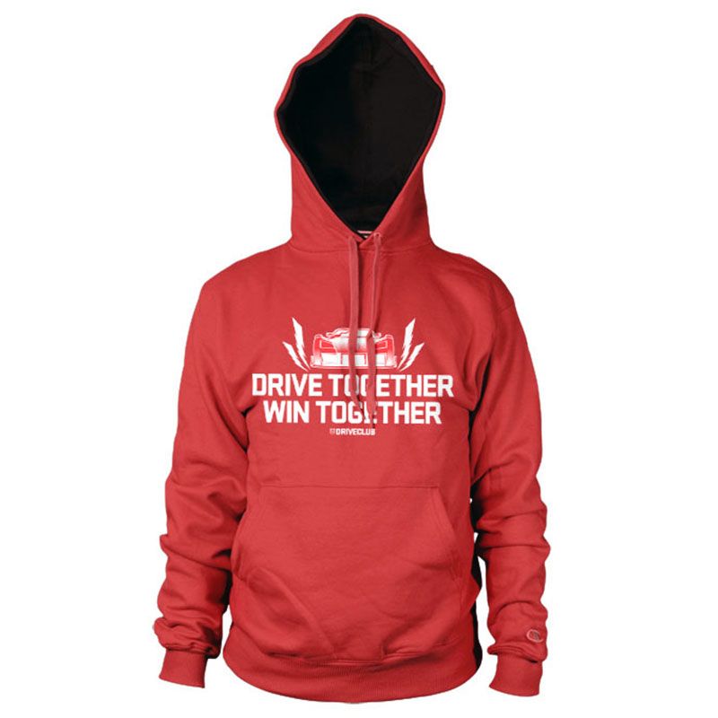 Driveclub červená hoodie mikina Drive Together Licenced