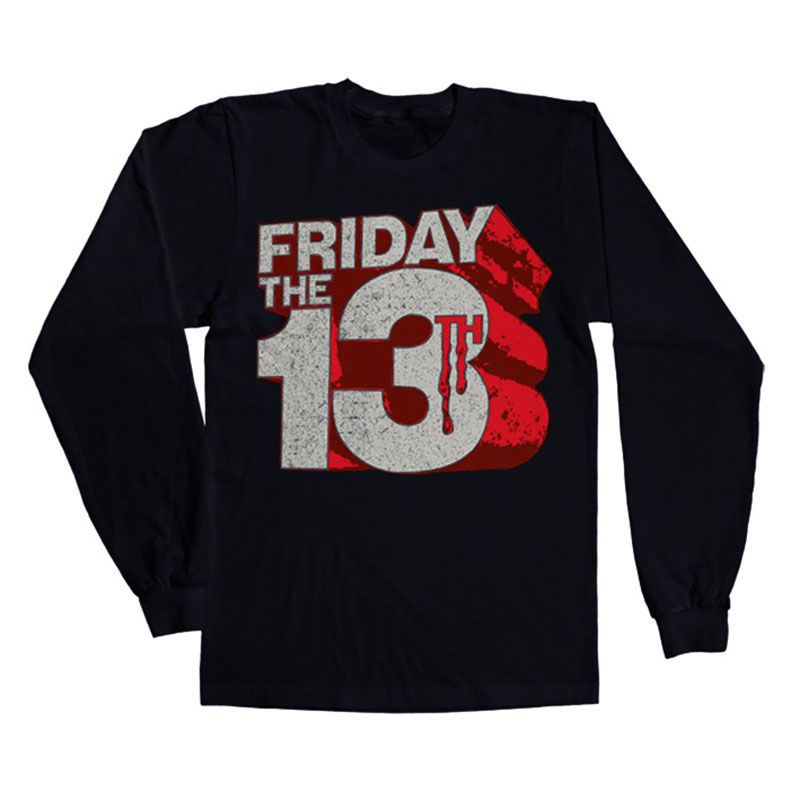 Friday The 13th tričko s dlouhým rukávem Block Logo Licenced