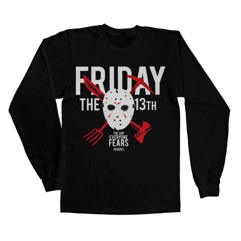 Friday The 13th tričko s dlouhým rukávem The Day Everyone Fears Licenced