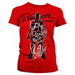 Nightmare On Elm Street dámské tričko s potiskem Come Out And Play | S, M, L, XL, XXL