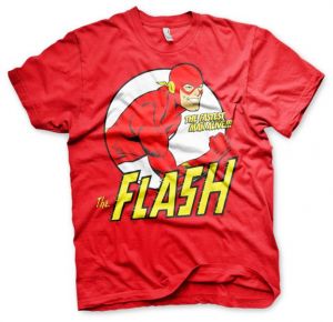 Pánské tričko s potiskem Flash Fastest Man Alive | S, M, L, XL, XXL