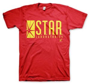 Pánské tričko s potiskem Flash Star Laboratories | S, M, L, XL, XXL