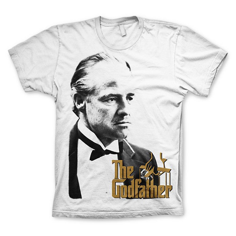 The Godfather pánské tričko s potiskem Don With Gold Logo Licenced