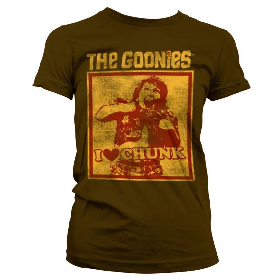 The Goonies dámské tričko s potiskem I Love Chunk Licenced