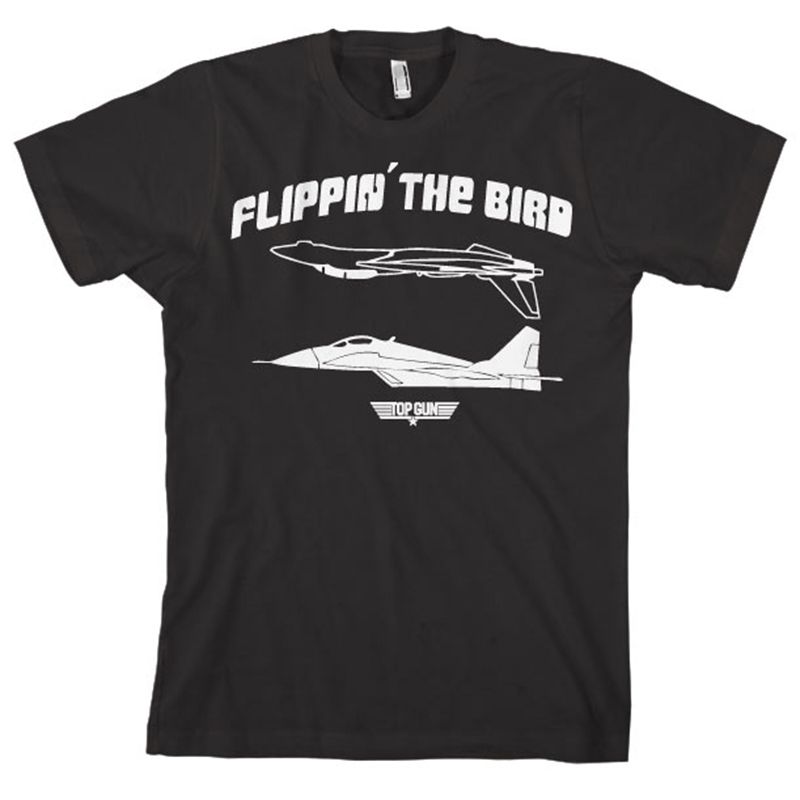 Top Gun pánské tričko s potiskem Flippin The Bird Licenced