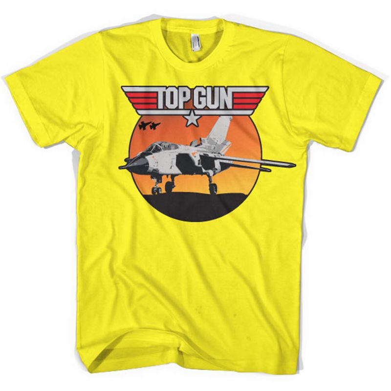 Top Gun pánské tričko s potiskem Sunset Fighter Licenced
