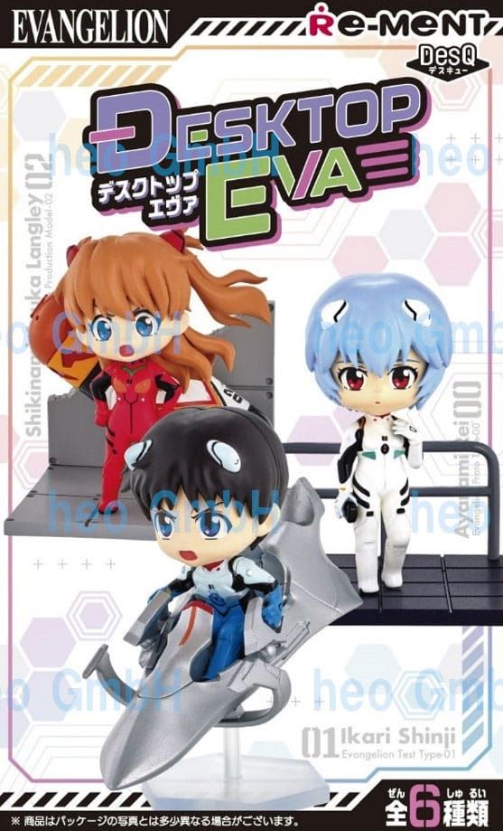 Evangelion Mini Figures 6 cm DesQ Desktop EVA Display (6) Re-Ment