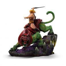 Masters of the Universe Deluxe Art Scale Soška 1/10 He-man and Battle Cat 31 cm