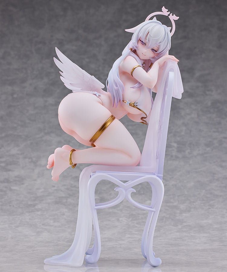 Original Character Soška 1/6 Pure White Angel-chan Tapestry Set Edition 27 cm Hotvenus