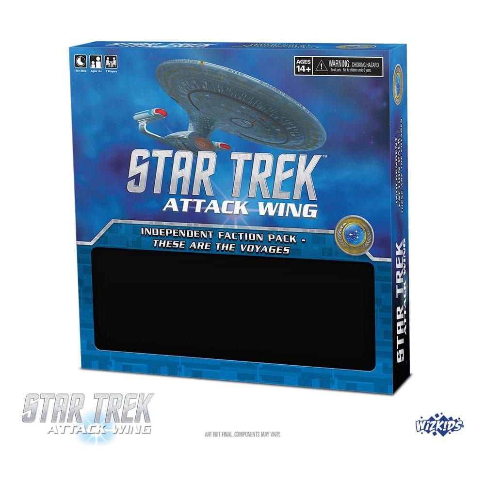 Star Trek Miniatures Game Expansion Attack Wing:Federation Faction Pack - These are the Voyages Anglická Verze Wizkids