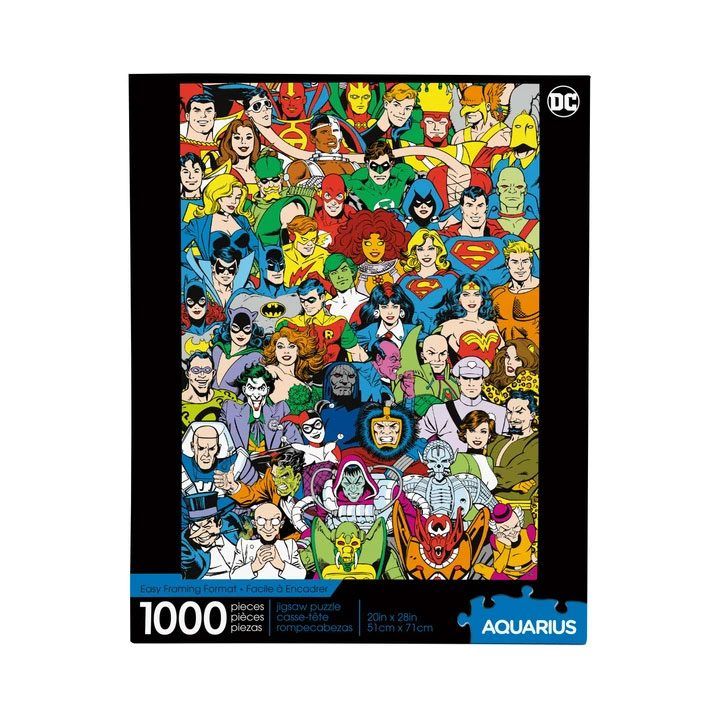 DC Comics Jigsaw Puzzle Retro Cast (1000 pieces) Aquarius