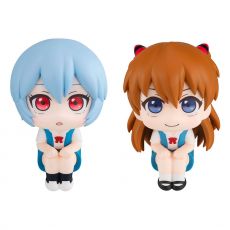 Evangelion: 3.0+1.0 Thrice Upon a Time Look Up PVC Soška Rei Ayanami & Shikinami Asuka Langley 11 cm (with gift) Megahouse