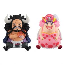 One Piece Look Up PVC Soška Kaido the Beast & Big Mom 11 cm (with Gourd & Semla) Megahouse