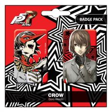 Persona 5 Royal Pin Placky 2-Pack Crow / Goro Akechi
